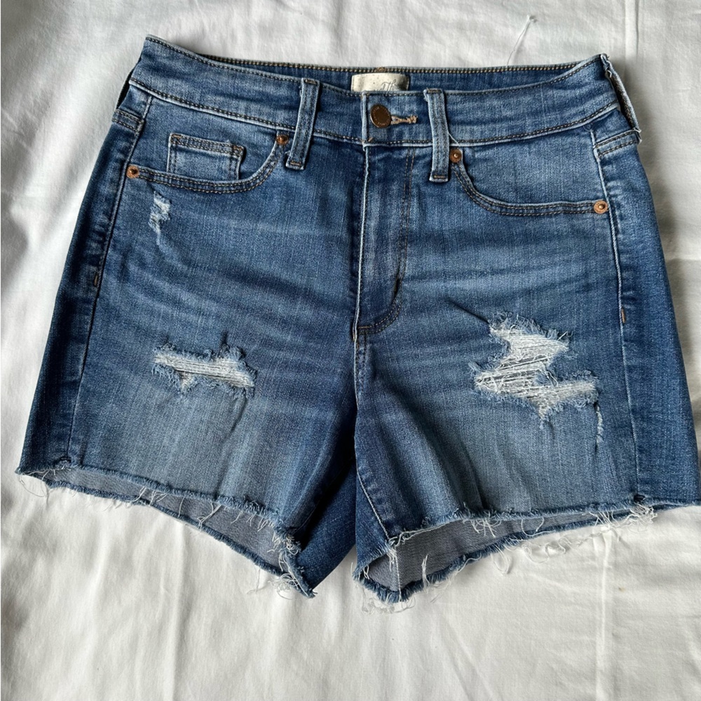 Universal Thread Blue Distressed Jean Shorts